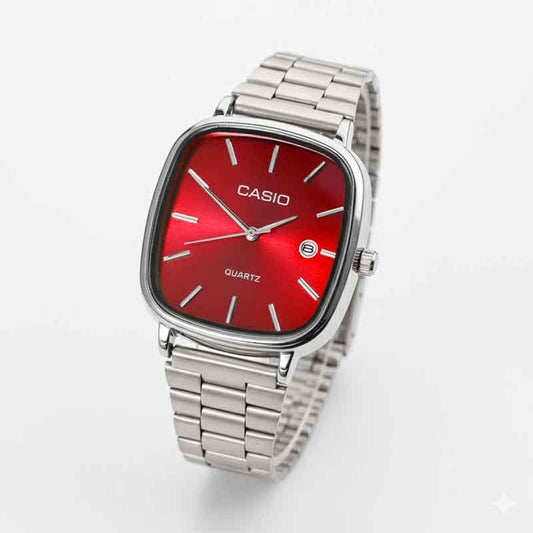 Casio Silver red Duo (Cadran rouge Premium)
