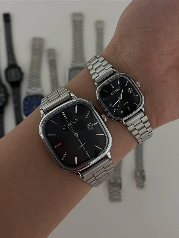 Casio Silver Duo (Cadran Noir)