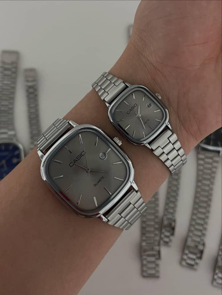 Casio Silver Duo (Cadran Gris)